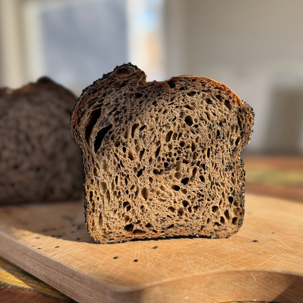 Buckwheat Black Sesame Sourdough