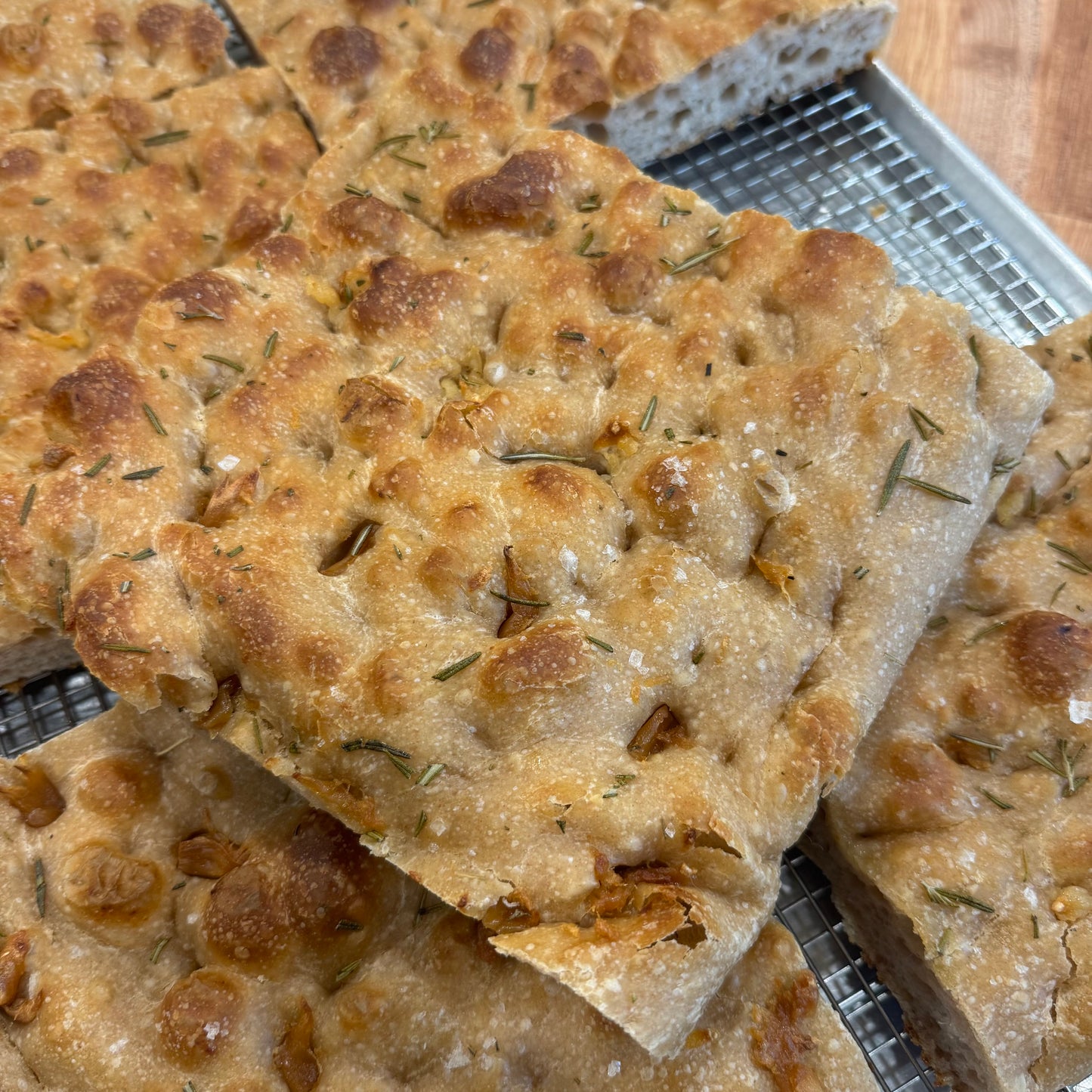 Summer Sourdough Focaccia